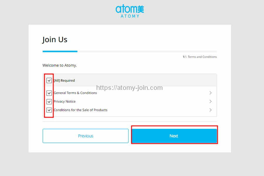 [join-atomy] Mobile - EU Memer Registration_Step 5