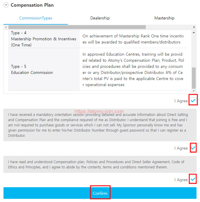 [join-atomy] Mobile - India Memer Registration_Step 6