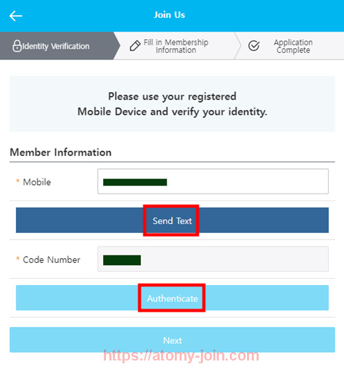 [join-atomy] Mobile - Canada Memer Registration_Step 5