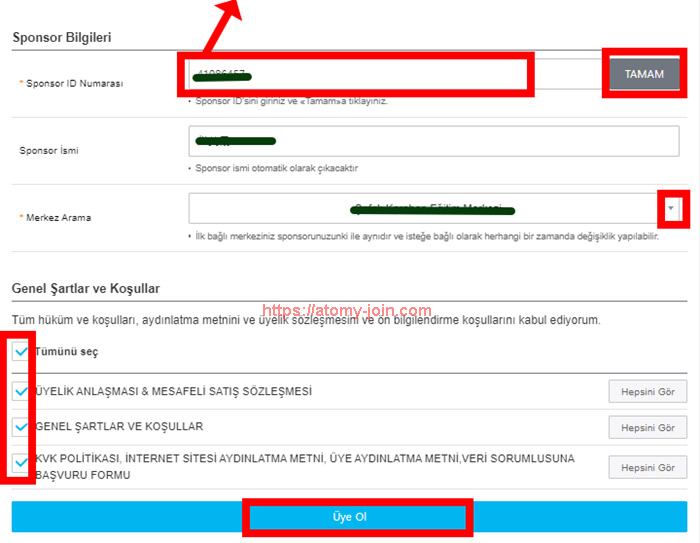 [ join-atomy_Mobile] turkey memer Registration_Step 6