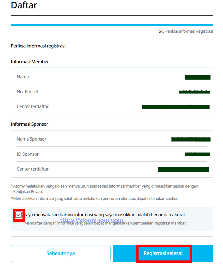 [join-atomy] Indonesia Memer Registration_Step 18