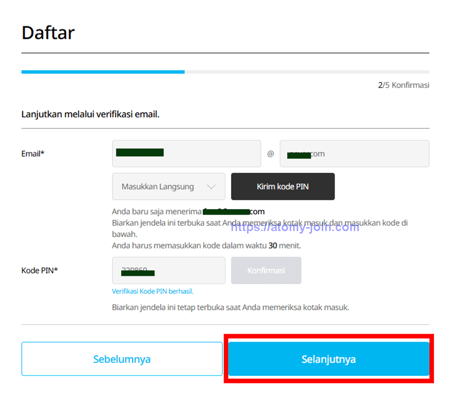 [join-atomy] Indonesia Memer Registration_Step 7