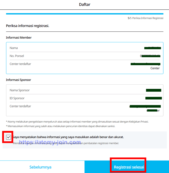 [join-atomy] Mobile - Indonesia Memer Registration_Step 13