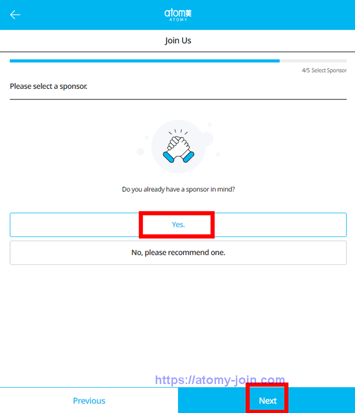 [join-atomy] Mobile - singapore Memer Registration_Step 8