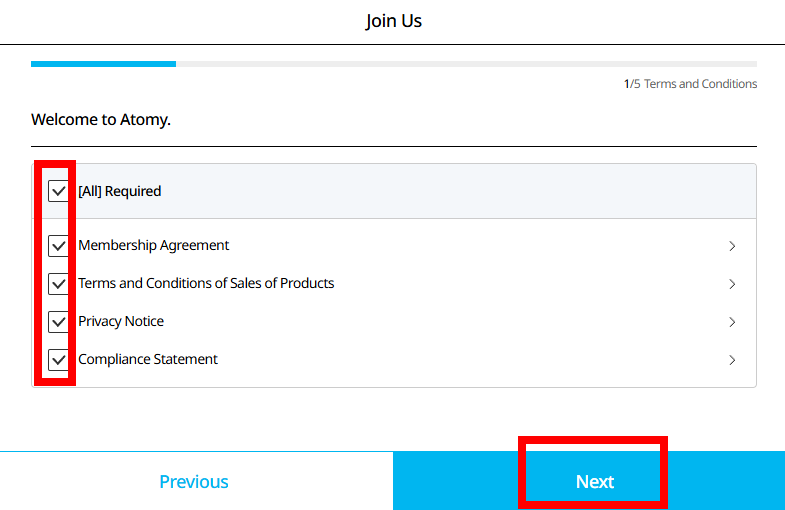 [join-atomy] Mobile - UK Memer Registration_Step 4