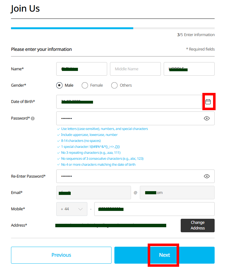 [join-atomy] UK Memer Registration_Step 5